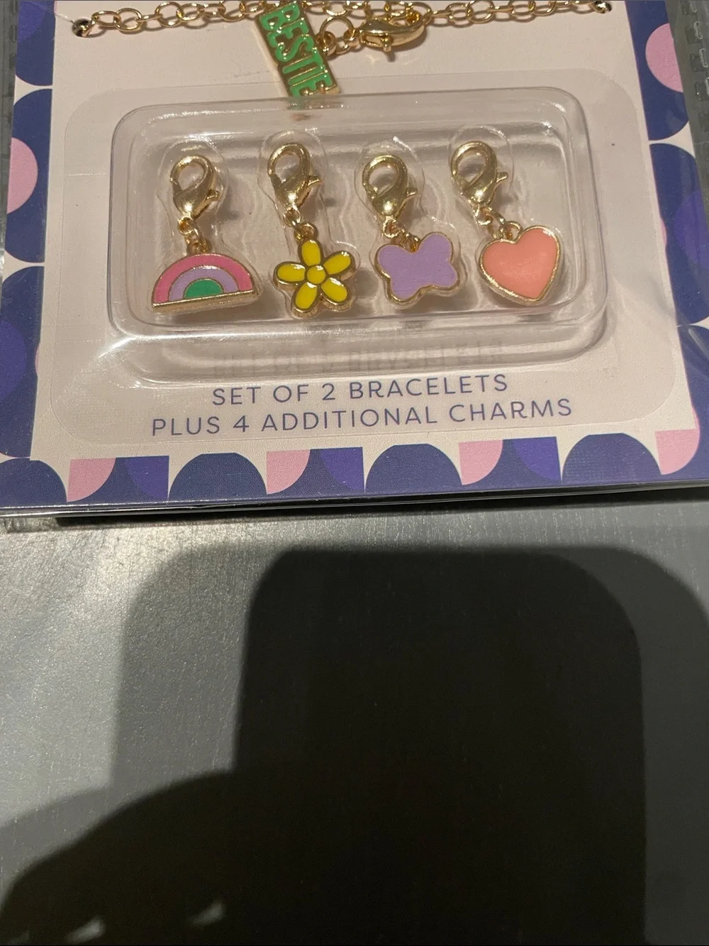 Charm Bracelets Set of 2 Bracelets Plus 4 Additional Charms New